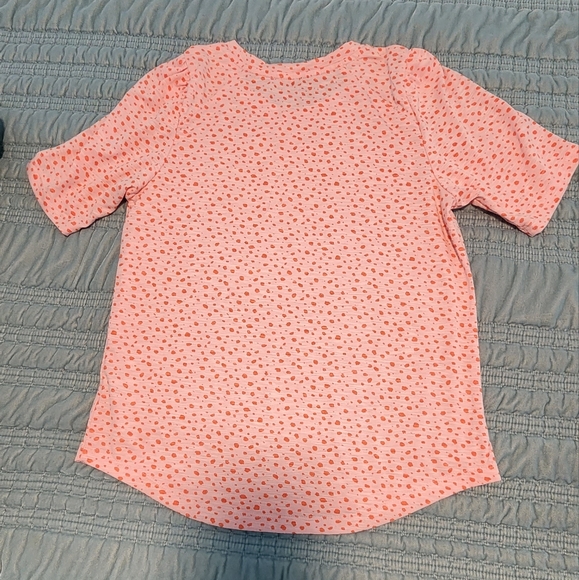 Democracy Elbow Puff Sleeve Top in Pink Size Medium NWOT - Picture 2 of 6